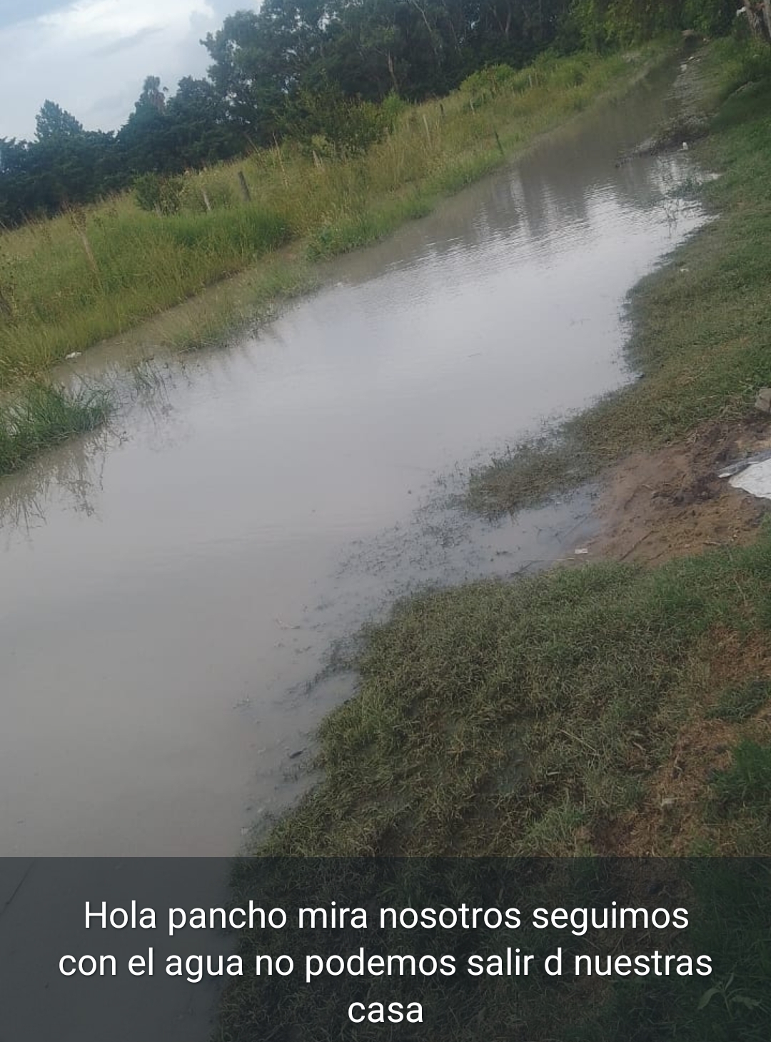 Zona conocida como "La Vía"