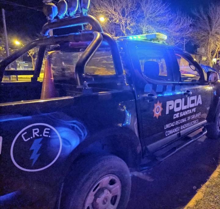 San Javier: accidente de tránsito en el centro de la ciudad