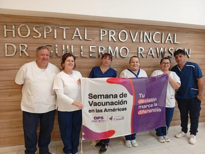 Hospital de San Javier promociona la Semana de Vacunación en las Américas