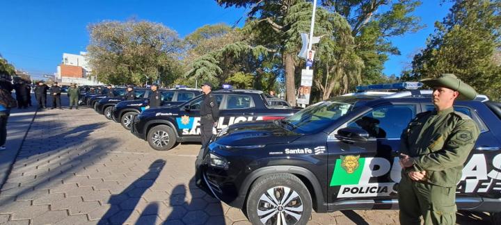 San Justo recibió los nuevos móviles policiales 