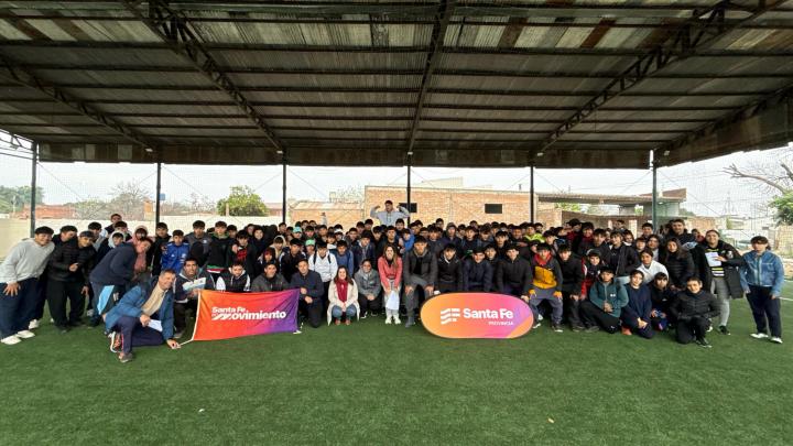 Dio inicio “Santa Fe en Movimiento” con gran participación estudiantil