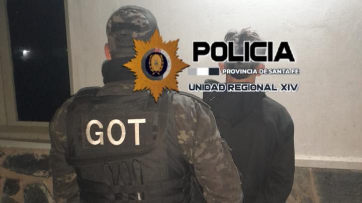 Violento sujeto atrapado por amenazar con una tumbera