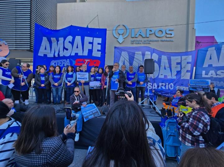 AMSAFE se manifestó frente al IAPOS pidiendo que garantice el derecho a la salud