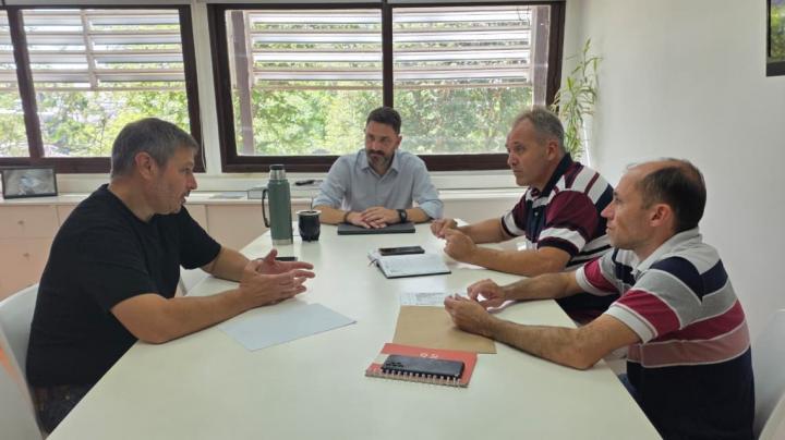 Berli y el ministro Estévez avanzan en una agenda ambiental con eje en el cierre del basural y el Parque Industrial