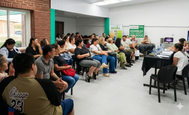 Gran participación en la asamblea anual de ATE San Javier