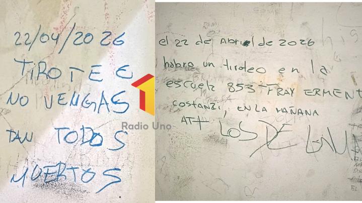 San Javier: aparecieron frases amenazantes en la escuela N°853
