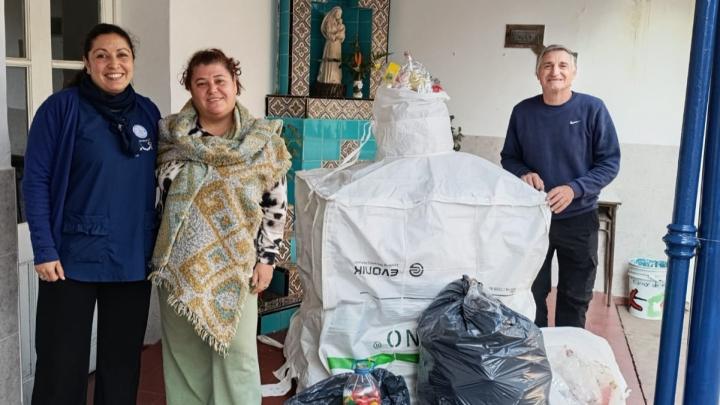 San Javier: estudiantes del Colegio San José impulsaron una campaña de reciclaje y reunieron más de 49 kilos de material plástico