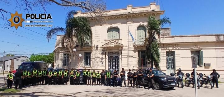 San Javier: amplio operativo de seguridad en el clásico de la Liga Verense entre huracán y central