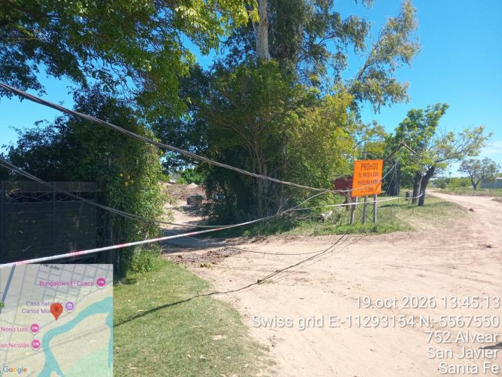 San Javier: Alerta en barrio La Flecha por cables eléctricos a baja altura