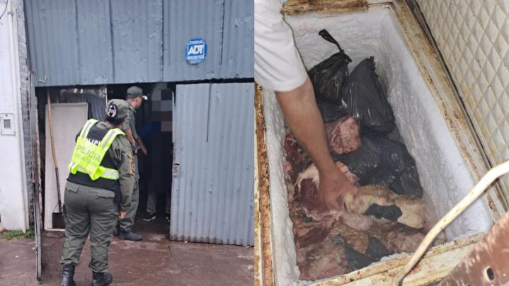 Los Pumas de San Javier decomisaron carne 