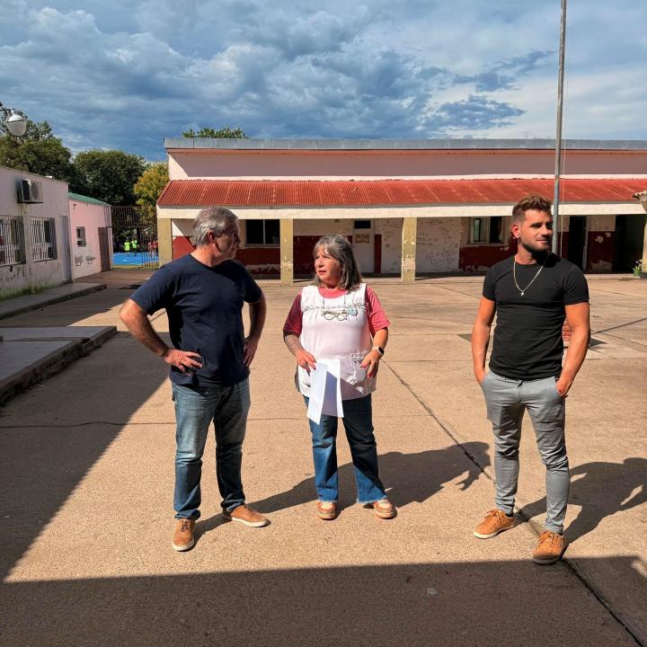 Alejandra: importante inversión en la Escuela Primaria N° 438 para mejorar las condiciones educativas