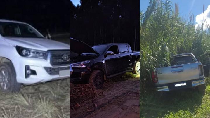 Misterio e interrogantes alrededor del secuestro de las camionetas