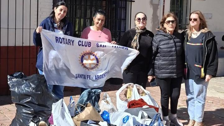 La Escuela N° 6099 “Oreste C. Caporaletti” recibió donaciones del Rotary Club San Javier