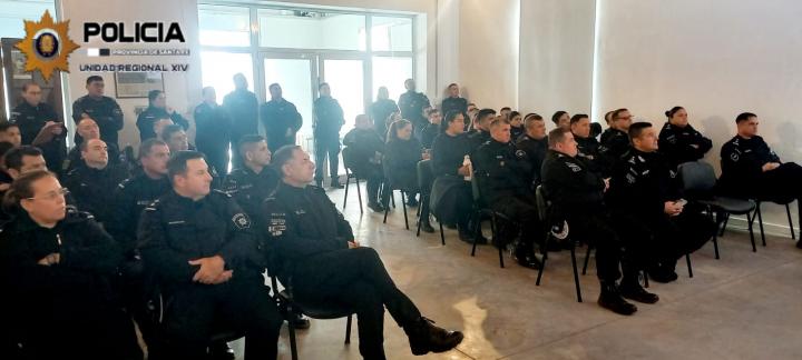 Personal policial del departamento San Javier participó de una capacitación sobre el sistema de emergencias 911