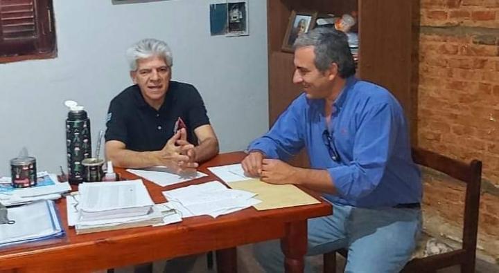 El Senador José Baucero recibió en San Javier al diputado Oscar Cachi Martínez 