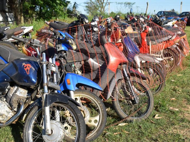 Se viene una compactación masiva de motos secuestradas en San Javier 