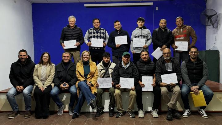 Egresados de Gasista Domiciliario recibieron sus certificados y quedaron habilitados para iniciar la matriculación