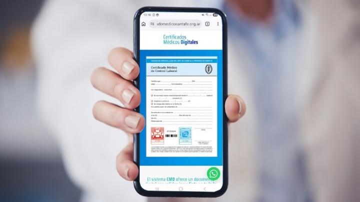 Santa Fe implementó los certificados médicos digitales para agilizar trámites