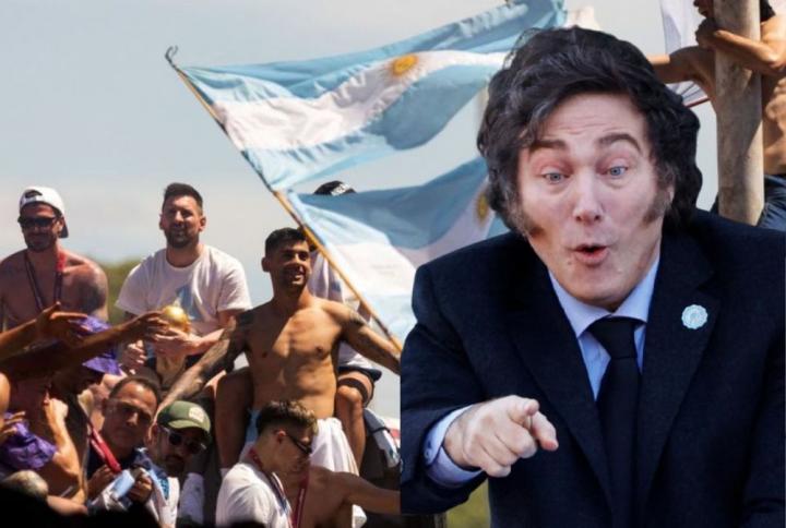 Milei declarará feriado nacional el día en que sean los festejos de la Selección Argentina