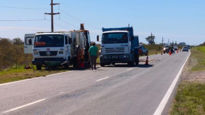 Ruta Provincial N°1: finalizaron los trabajos de reparación por el socavón