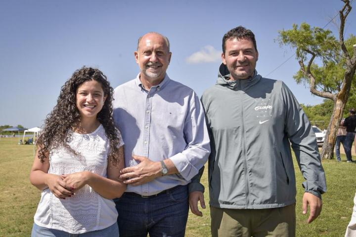 Norberto Ruscitti acompañó al Gobernador Omar Perotti en Monte Vera