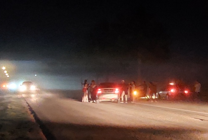 Choque de dos autos al norte de San Javier 