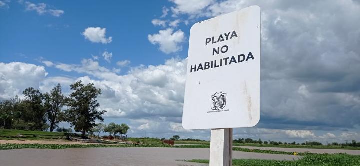 Desde el municipio, se recordó que la playa de San Javier no está habilitada como balneario 