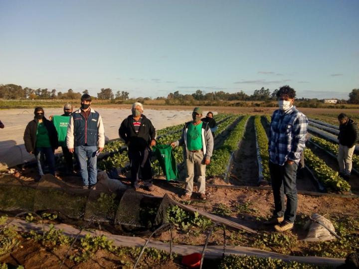 Helvecia: Bertossi recibió a funcionarios provinciales y recorrieron emprendimientos agrícolas