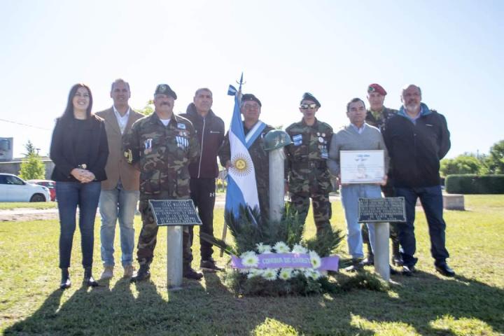 Cayastá recordó y rindió homenaje a 40 años de la guerra de Malvinas 