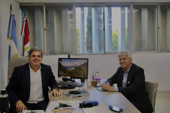 El Senador Baucero y el Ministro Llonch charlaron sobre la agenda cultural del departamento San Javier 