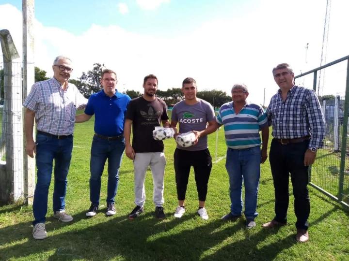 El Diputado Fabian Bastia y el Senador Borla acompañaron a Giuliani FC