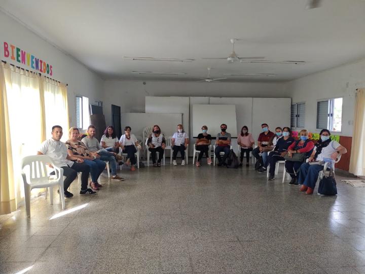 Alejandra: Reunión multisectorial  para evaluar problemáticas de niños y jóvenes 