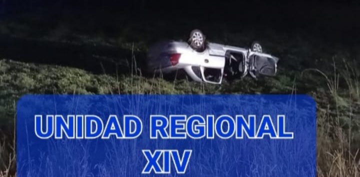 Cinco personas de La Brava sufrieron lesiones tras un accidente en Ruta N°39