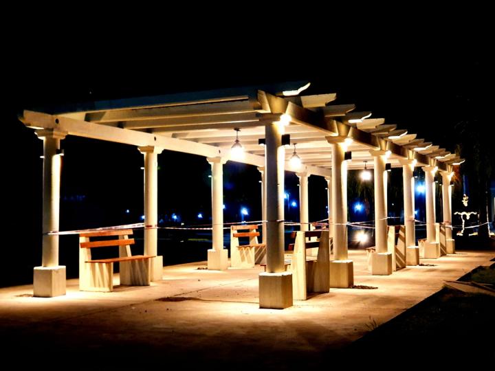 Alejandra: Inauguración de pérgola y paseo 