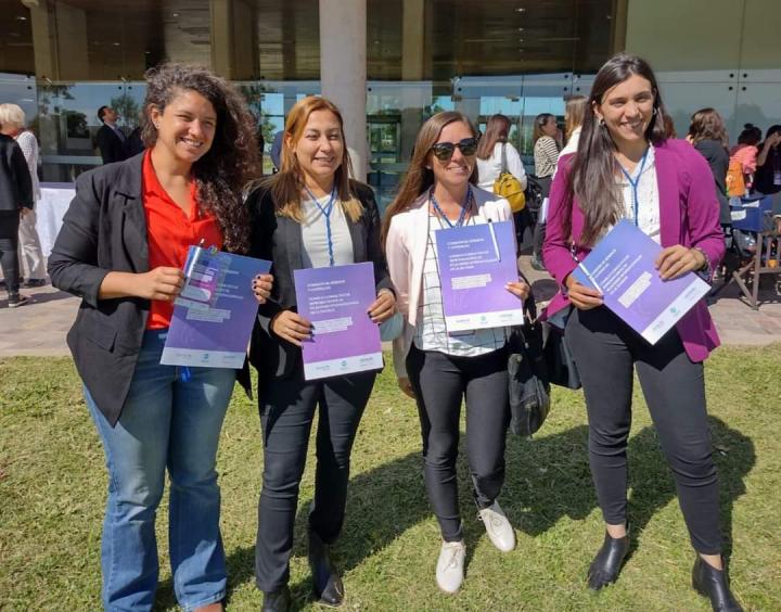 La Presidenta Comunal de Cacique Ariacaiquín en un importante evento con perspectiva de género 