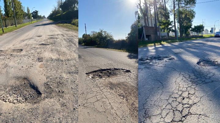 Palo Oliver y Florito solicitan la repavimentación del acceso norte por parte de la Provincia
