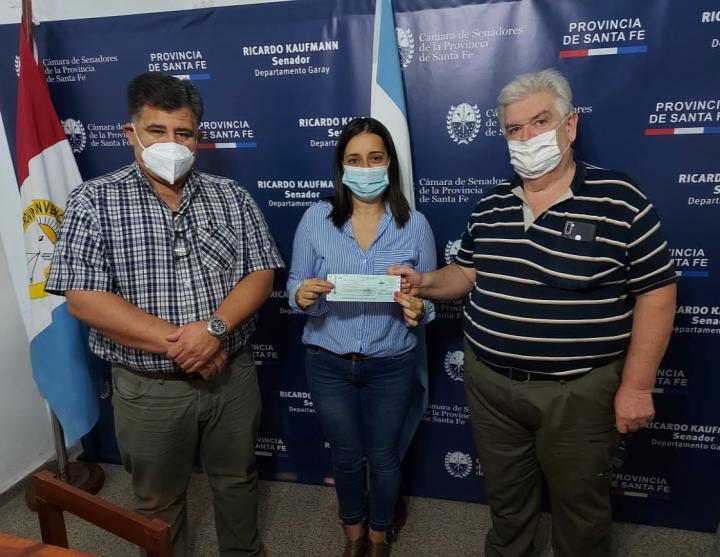 Desde el Hospital de Helvecia agradecieron al Senador Kaufmann por importantes aportes 