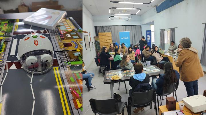 Santa Rosa de Calchines realizó Cursos de Robótica para nivel inicial