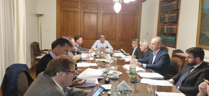 El Senador Baucero en labor parlamentaria