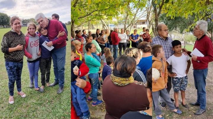 El Senador Baucero visitó a los vecinos de Colonia Teresa 