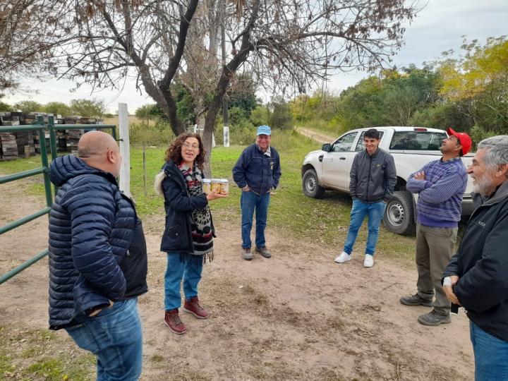 A.E.R INTA San Javier recibió a representantes de la Secretaría de Empleo y la Agencia Territorial de Santa Fe