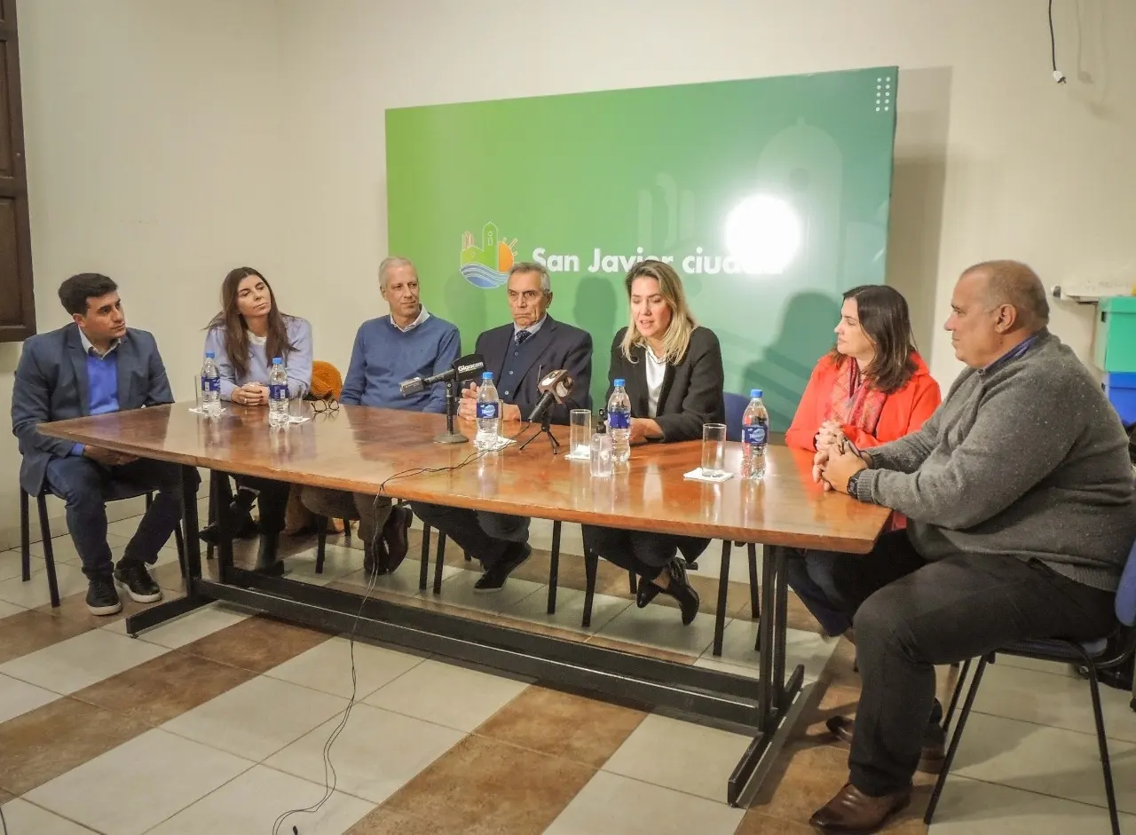 El Intendente Mario Migno recibió a los Senadores Nacionales Losada y Scarpin 
