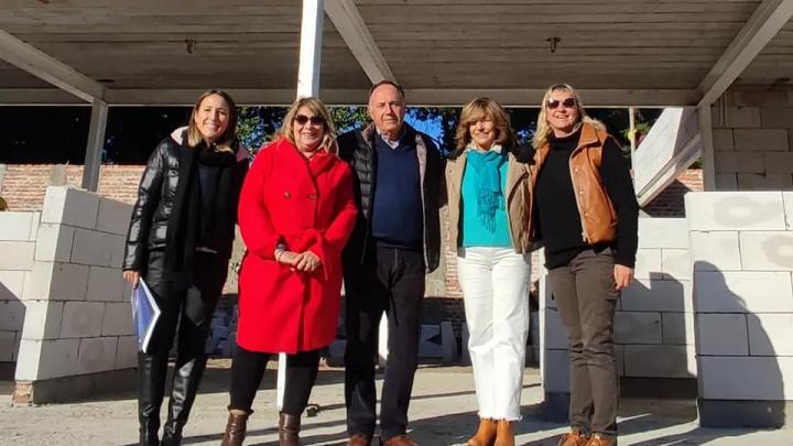 Santa Rosa de Calchines recibió a la Ministra de Infraestructura y Servicios Silvina Frana