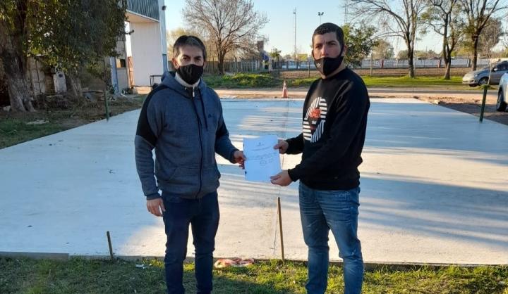 El Diputado Nacional Marcos Cleri envió un aporte económico al pádel del Club Central San Javier 