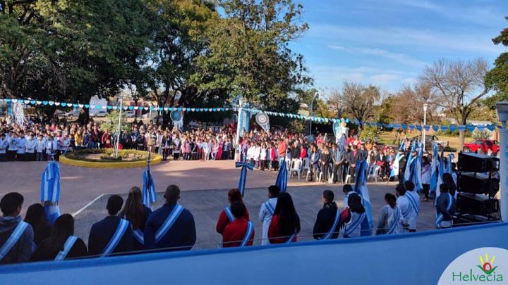 Helvecia: Celebró el 202° aniversario del paso a la inmortalidad de Manuel Belgrano