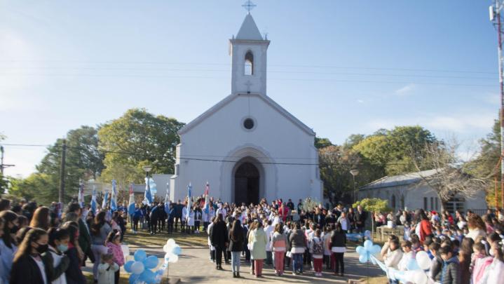 Cayastá celebró el Día de la Bandera y homenajeó a su creador