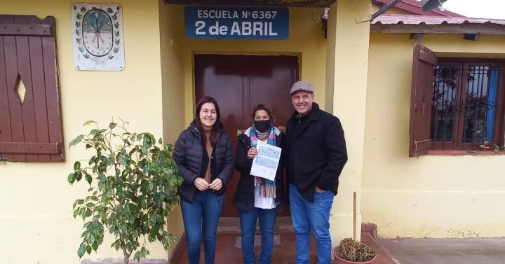 Cayastá: Entrega de aportes del Fondo de Apoyo Educativo 2022