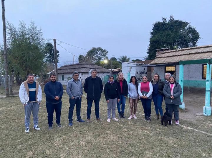 Fabián Bastia recorrió el Departamento San Javier