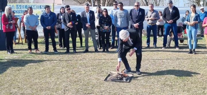 El Senador Baucero participó de varios actos y festejos en el 9 de Julio
