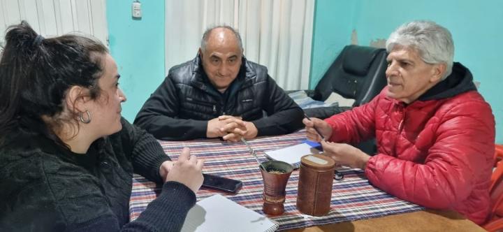 El Senador Baucero visitó La brava y Cacique Ariaciquín